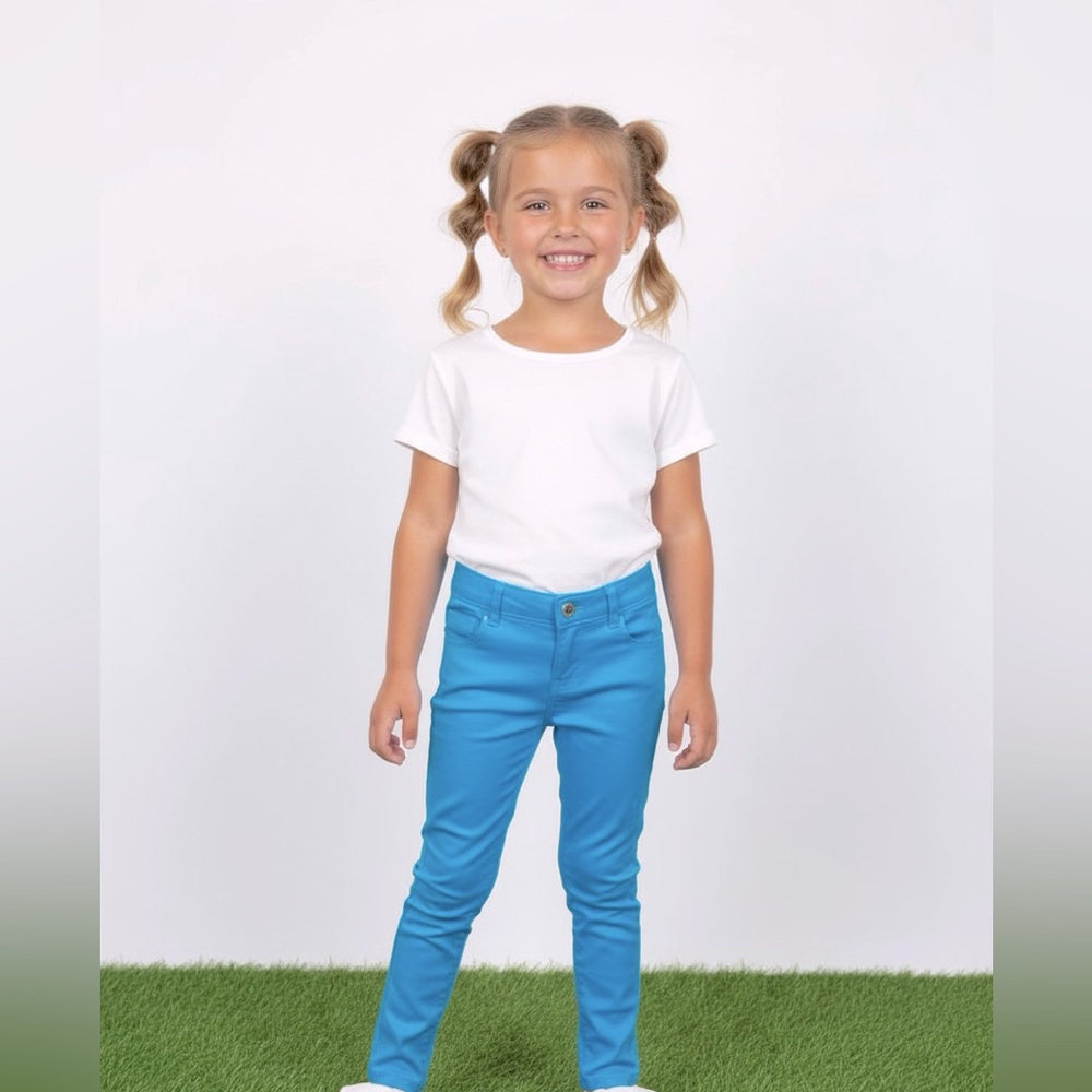 Girls Blue Skinny Jeans